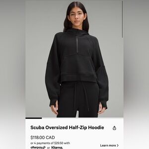 Lulu scuba hoodie